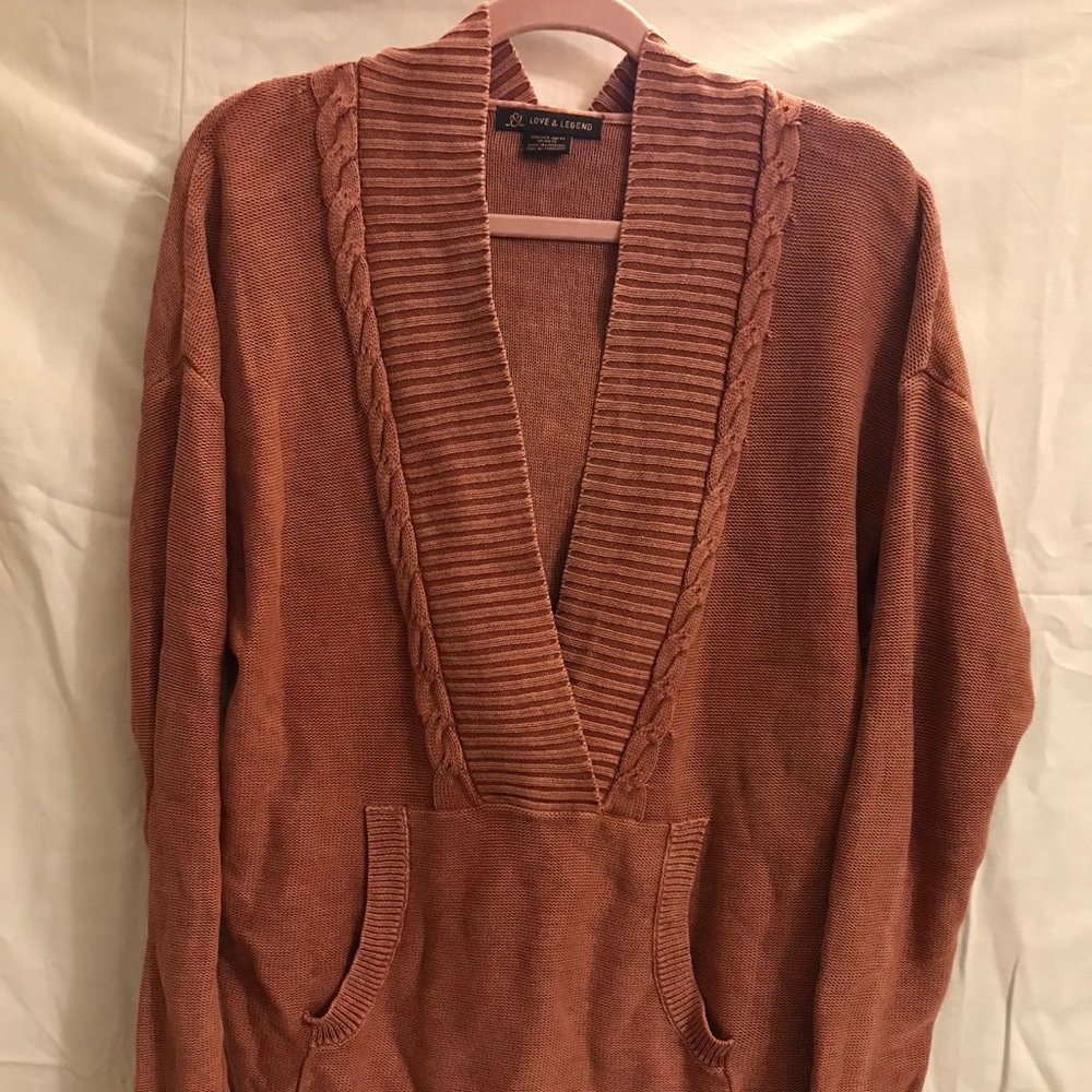 Love & Legend Rose Pink Knitted Sweater; Size X